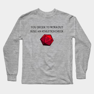 D20 Workout Win Long Sleeve T-Shirt